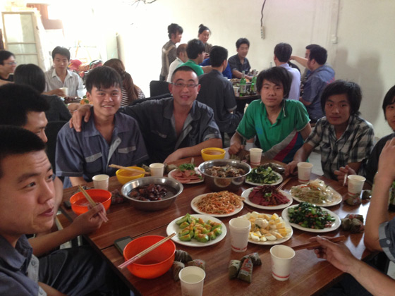 天驰美佳门窗有限公司2013年端午节员工聚餐